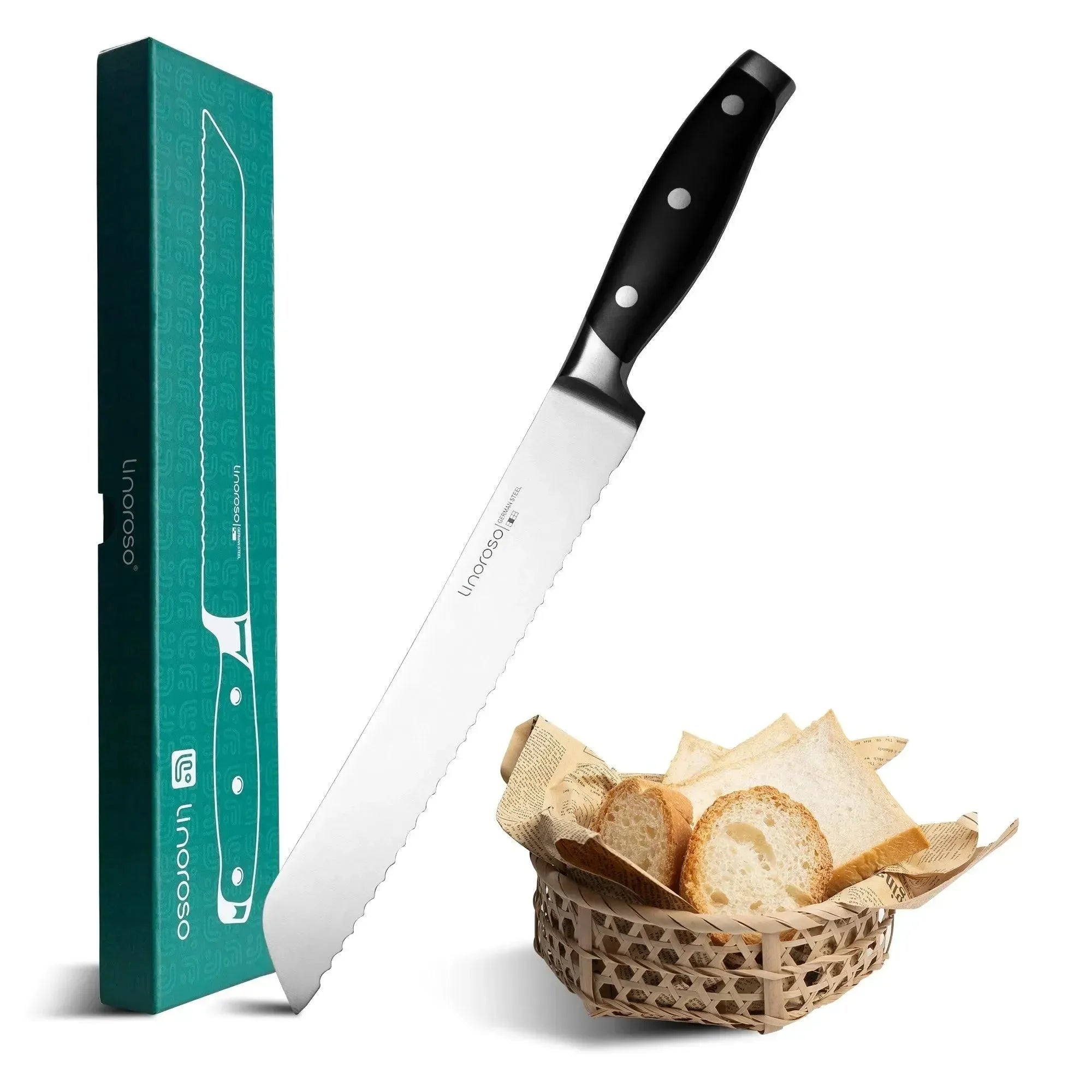 linoroso Serrated Bread Knife - Linoroso 