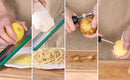 linoroso Lemon Zester & Peeler 2 in 1, Multifunction Kitchen Tool
