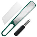 linoroso Lemon Zester & Peeler 2 in 1, Multifunction Kitchen Tool