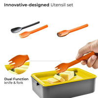 Linoroso Bento Box-Ultimate Gray - Linoroso 