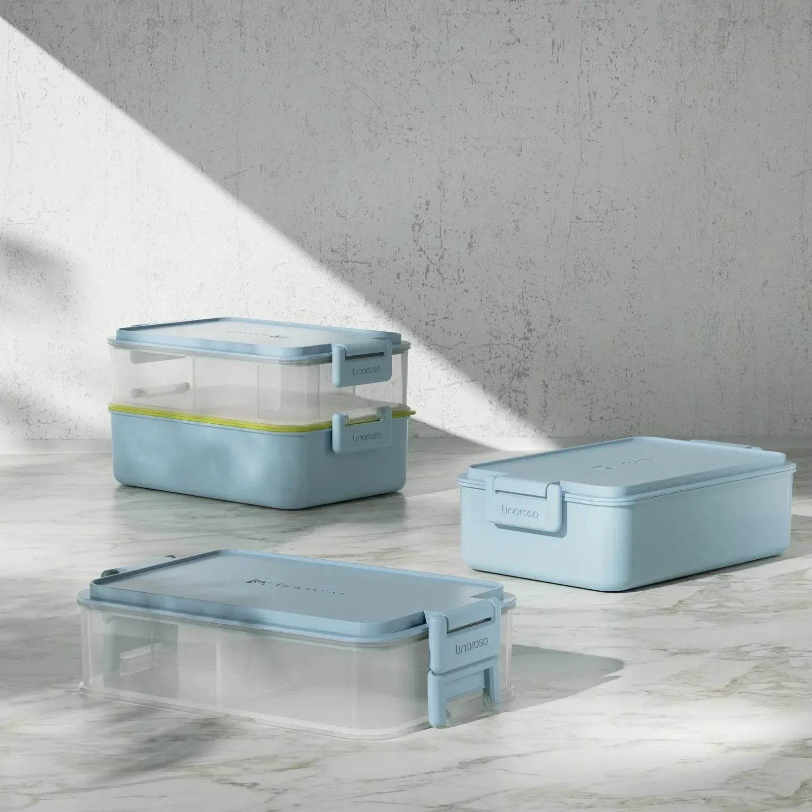 Linoroso Bento Box-Canal Blue - Linoroso 