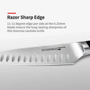 Linoroso 6 inch Santoku Knife - MAKO Series - Linoroso 