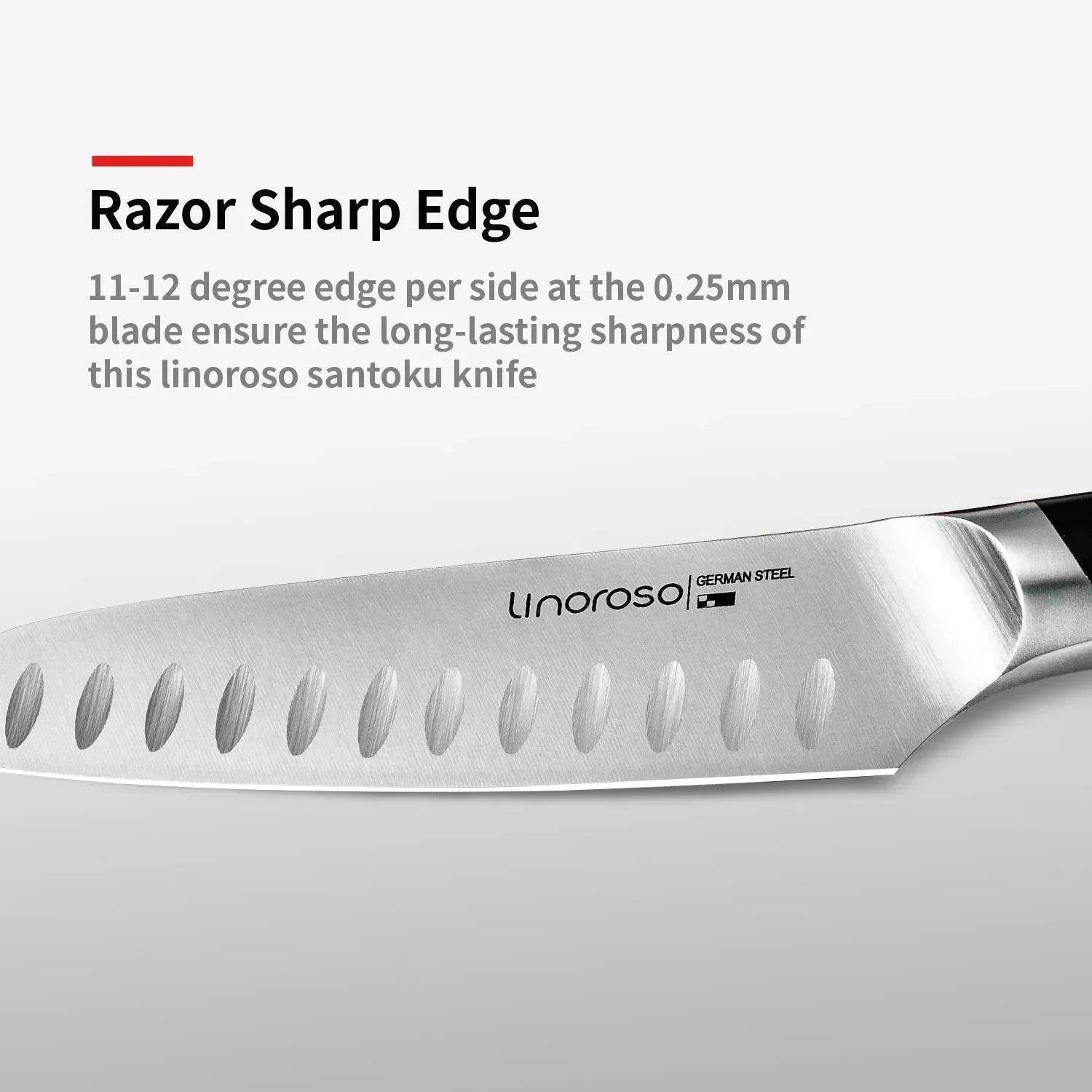 Linoroso 6 inch Santoku Knife - MAKO Series - Linoroso 