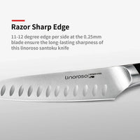 Linoroso 6 inch Santoku Knife - MAKO Series - Linoroso 