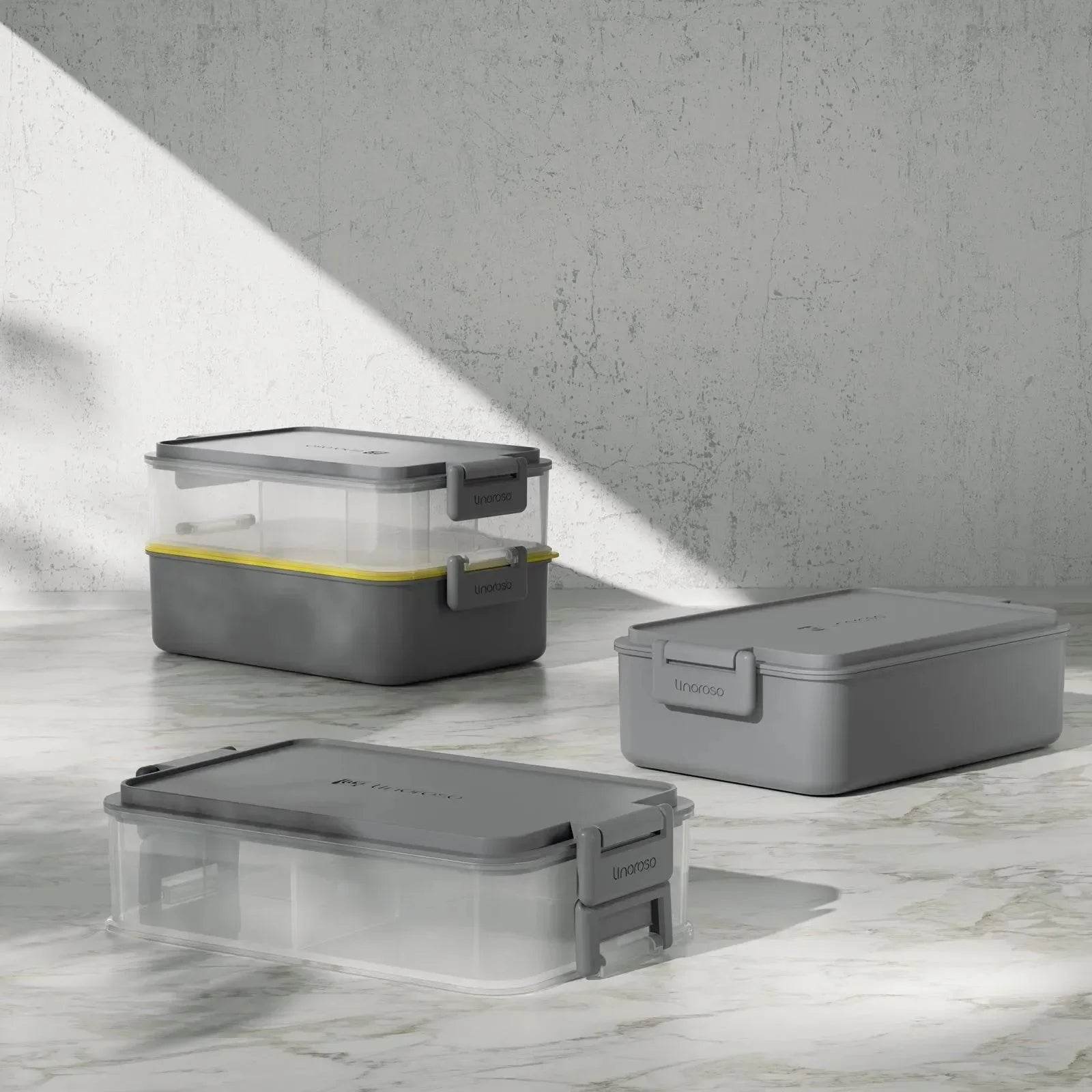 Linoroso Bento Box-Ultimate Gray - Linoroso 