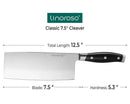 Linoroso Classic 7.5 inch Chinese Cleaver - Linoroso 