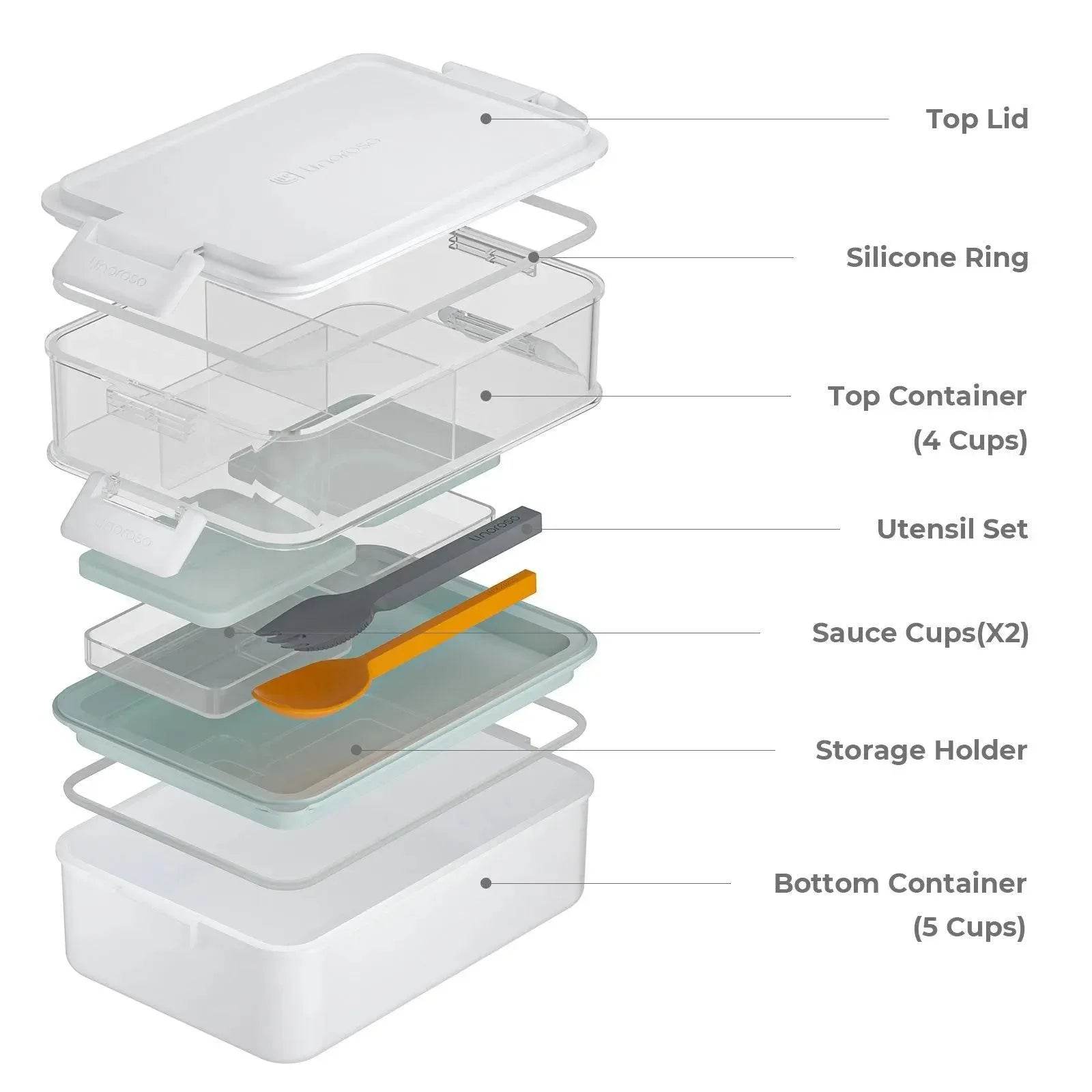 Linoroso Bento Box-Chalk White